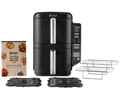 Karšto oro gruzdintuvė Ninja Double Stack, 7,6 l (SL300EU)