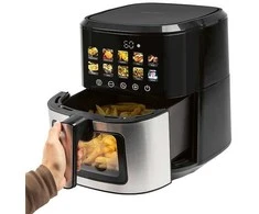 Gruzdintuvė Profi Cook ProfiCook PC-FR 1286 H fryer Single 6.5 L Stand-alone 1700 W Hot air fryer Juodas, Nerūdijantis plienas