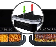 Gruzdintuvė Tesla Aircook DualHeat QD575 XXL 10 l juoda
