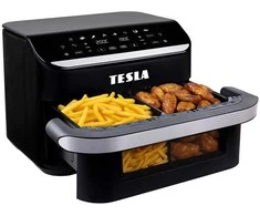 Gruzdintuvė beztłuszczowa Tesla AirCook FlexiZone Q570 XXL Dualna frytkownica beztłuszczowa 10l