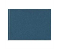 Hama Wrinkled Bookbound 24x17 36 baltas pages mėlynas 7612