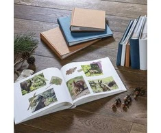 Hama Wrinkled Bookbound 24x17 36 baltas pages mėlynas 7612
