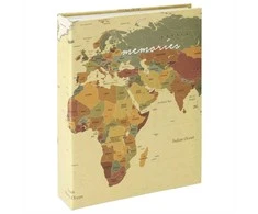 Hama album memo WORLD MAP 10x15/200, descriptive labels