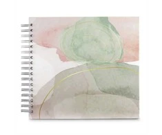 Hama Watercolor žalias 7603 28x24 50 baltas Pages Spiral-Album
