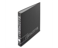 Hama NEGATIVE 4-ring binder with spine width 39 mm, juodas