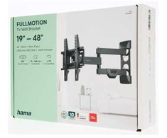 Laikiklis Hama 220840 Kilnojamas sieninis televizorius VESA 50x50 iki 200x200 juodas