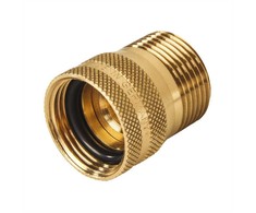 Hama Xavax safety valve (Aquastop) for washing machine/washer supply hose, 3/4" thread, brass