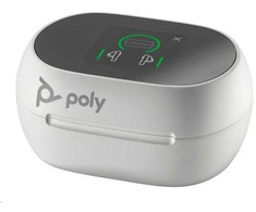 Ausinės Hewlett Packard (HP) Poly Voyager Free 60+ UC Baltas Sand Earbuds +BT700 USB-C Adapteris +Jutiklinis ekranas Charge Case