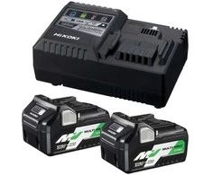 Priedų rinkinys Hikoki UC18YSL3WHZ; 36/18 V; 2x2,5/5,0 Ah; Li-ion