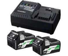 Priedų rinkinys Hikoki UC18YSL3WHZ; 36/18 V; 2x2,5/5,0 Ah; Li-ion
