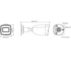 Hikvision HiLook | IP kamera | IPC-B180HA-LU | Kulka | 8 MP | 2,8 mm | IP67 | H.265+