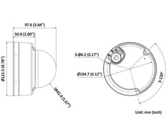 Hikvision HiLook | IP kamera | IPC-D180HA-LU | Kupolinė | 8 MP | 2,8 mm | IP67 | H.265+