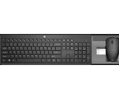 Klaviatūra Hewlett Packard (HP) HP 230 set (CZ+SK) juoda