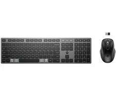 Klaviatūra Hewlett Packard (HP) HP 720 įkraunama belaidė klaviatūros pelė – įkraunamos belaidės pelės ir klaviatūros rinkinys