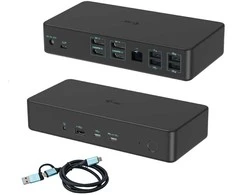 I-TEC USB 3.0 USB-C Thunderbolt 3 Professional Dual 4K Ekrano prijungimo stotis Generation 2 + maitinimo tiekimas 100 W