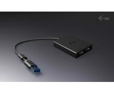 „I-tec USB-A/USB-C“ dvigubas 4K/60 Hz HDMI vaizdo adapteris