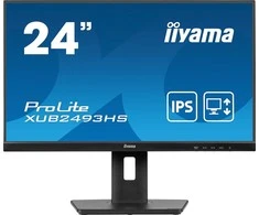 Monitorius IIYAMA XUB2493HS-B6 24 colių ETE IPS skydelis 1920x1080 100Hz 250cd/m garsiakalbiai HDMI DisplayPort
