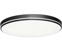 IMMAX NEO LITE AREAS išmanusis lubinis šviestuvas 51 cm, 48 W juodas TUYA Wi-Fi