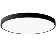 Lubinis šviestuvas IMMAX NEO LITE SEMPLICI SMART ceiling light 60cm 60W 4500 lm, with BEACON support, Wi-Fi, TUYA, juodas