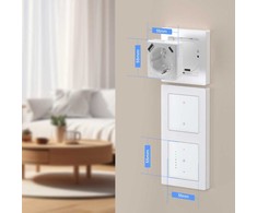 IMMAX NEO SMART išmanusis vidinis lizdas „Nexa“ su kontaktu (E tipo)