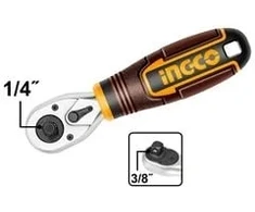 INGCO 1/4"+3/B" CrV Ratchet