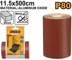 Ingco abrasive paper P80 11,5 x 500cm