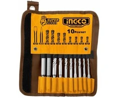 Grąžtas Ingco AKD2101 Set of chisels and drills 10pcs