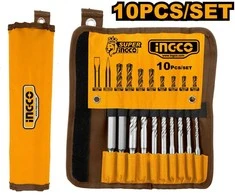 Grąžtas Ingco AKD2101 Set of chisels and drills 10pcs