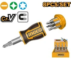 Ingco AKISDS0708 Screwdriver MINI 8in1 CrV