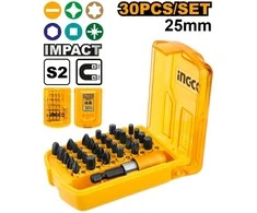 Grąžtas Ingco AKSD68303 Bit set 30pcs + holder