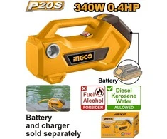 INGCO AKU pump, 340W, without battery and charger