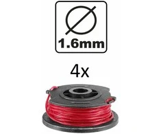 Ingco ALS1602 Mower string set of 4, round, 1,6mm