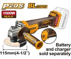 Ingco CAGLI211156 AKU angle grinder 115mm without battery and charger