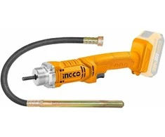 Ingco CCVLI2023011 cordless submersible concrete compaction vibrator incl. battery and charger