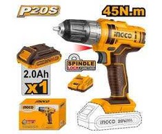 Ingco CDLI20051E AKU screwdriver incl. battery and charger