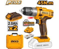 Ingco CDLI200528E AKU screwdriver incl. 2pcs battery and charger