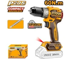 Ingco CDLI206021 AKU drilling screwdriver without battery and charger