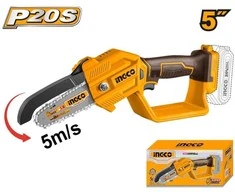 Grandininis pjūklas Ingco CGSLI2058 cordless mini chainsaw without battery and charger
