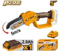 Grandininis pjūklas Ingco CGSLI20581 cordless mini chainsaw incl. battery and charger