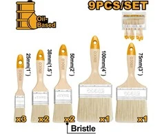 Ingco CHPTB0114091 Flat brush set 9pcs
