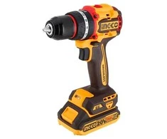 Ingco CIDLI20668E AKU drilling screwdriver with impact driver, 60Nm, incl. battery 2pcs and charger
