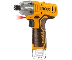 Ingco CIRLI12015 cordless impact wrench incl. 2pcs battery