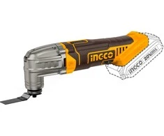 Ingco CMLI20228 cordless multifunction grinder incl. battery and charger