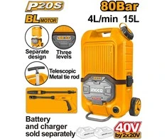 Ingco CPWLI4006 AKU high pressure cleaner without battery and charger