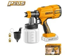 Ingco CSGLI2003 cordless paint spray gun without battery and charger