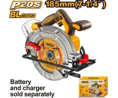 Ingco CSLI1851 cordless circular saw without battery and charger