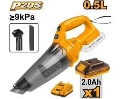 Ingco CVLI20126 AKU handheld vacuum cleaner incl. battery and charger
