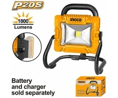 Ingco CWLI2025 cordless spotlight without battery and charger
