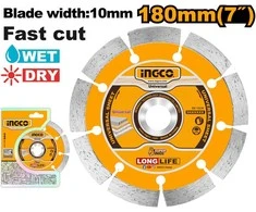 Ingco diamond wheel 180 x 10 mm