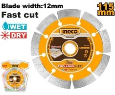Ingco DMD0111513 Cutting wheel, diamond, dry cutting 115 x 1 mm